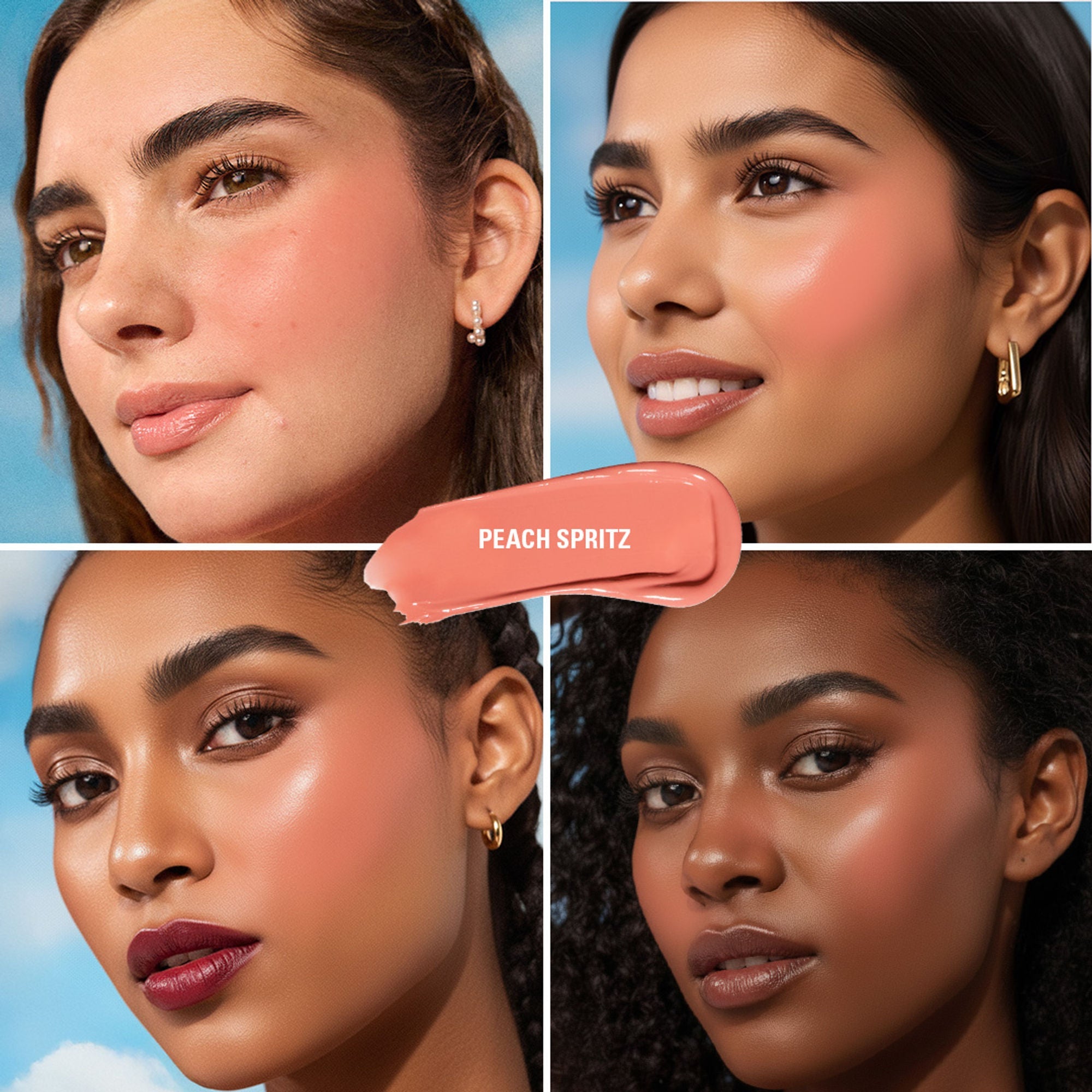 Makeup Revolution Superdewy Liquid Blush Burst - Peach Spritz | Grocsy