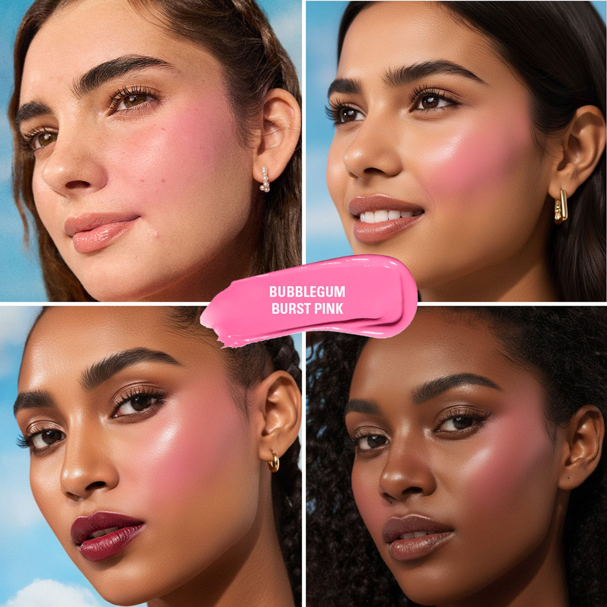 Makeup Revolution Superdewy Liquid Blush Burst - Bubblegum Burst Pink | Grocsy