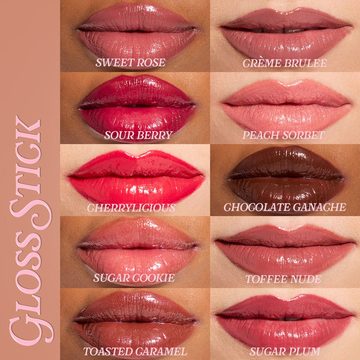 Makeup Revolution Pout Lip Gloss Stick - Cherrylicious | Grocsy