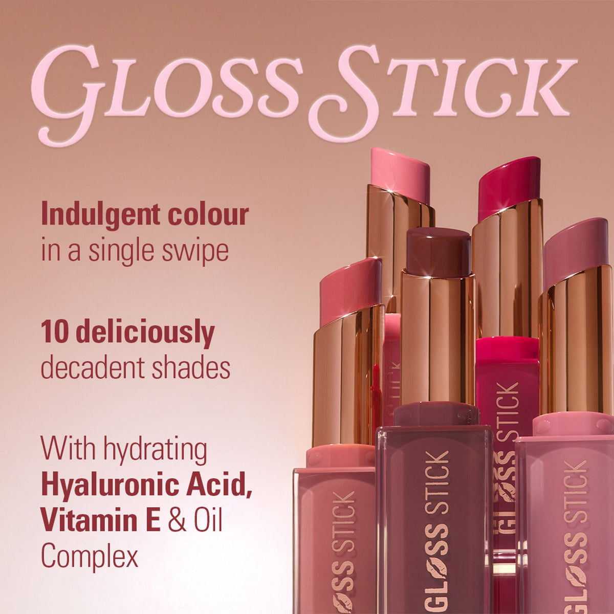 Makeup Revolution Pout Lip Gloss Stick - Sugar Plum Mauve | Grocsy