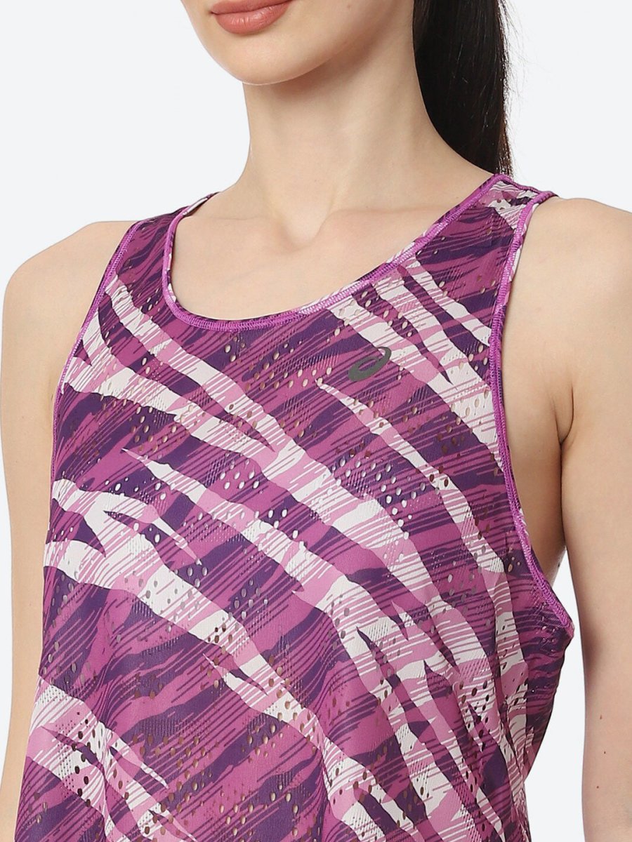 ASICS M Actibreeze Jacquard SS Off Ventilate Actibreeze Aop Printed T-shirt | Grocsy