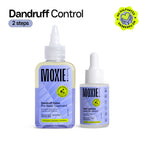 Moxie Beauty Anti-Dandruff Treatment Duo - Pre-wash Exfoliant & Leave-On Serum | Grocsy