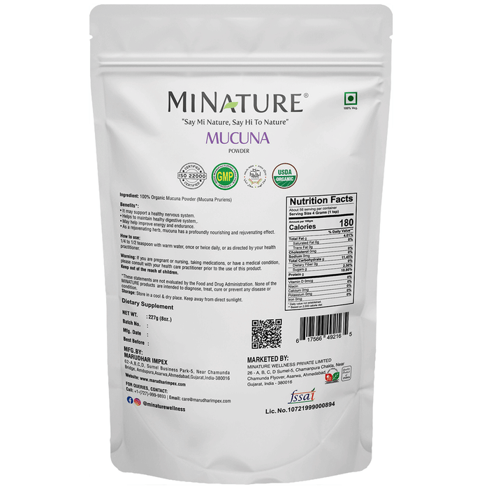 Minature Mucuna Organic Powder | Grocsy