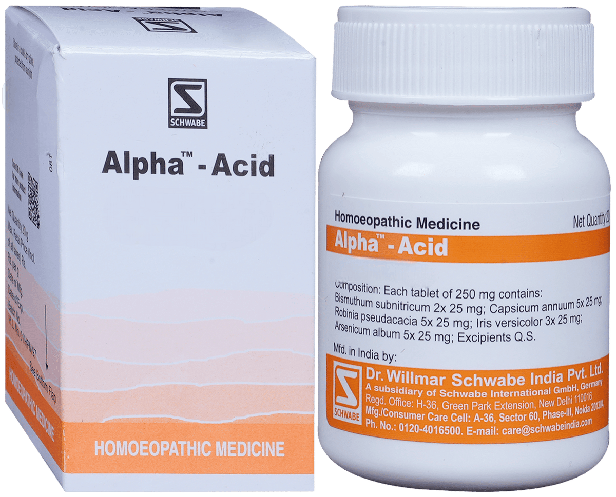 Dr. Willmar Schwabe India Alpha Acid Tablets | Grocsy