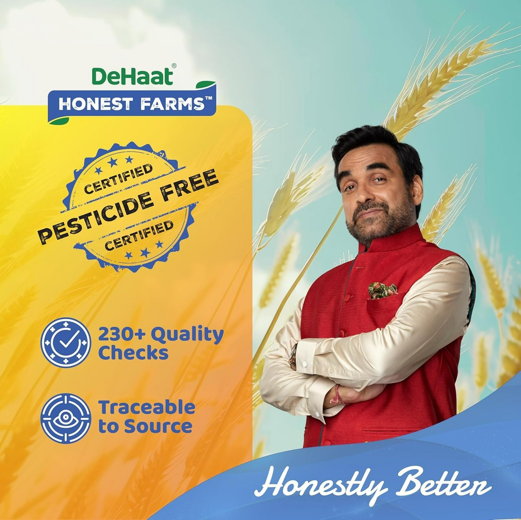 Dehaat Honest Farms Unpolished Green Moong | Grocsy