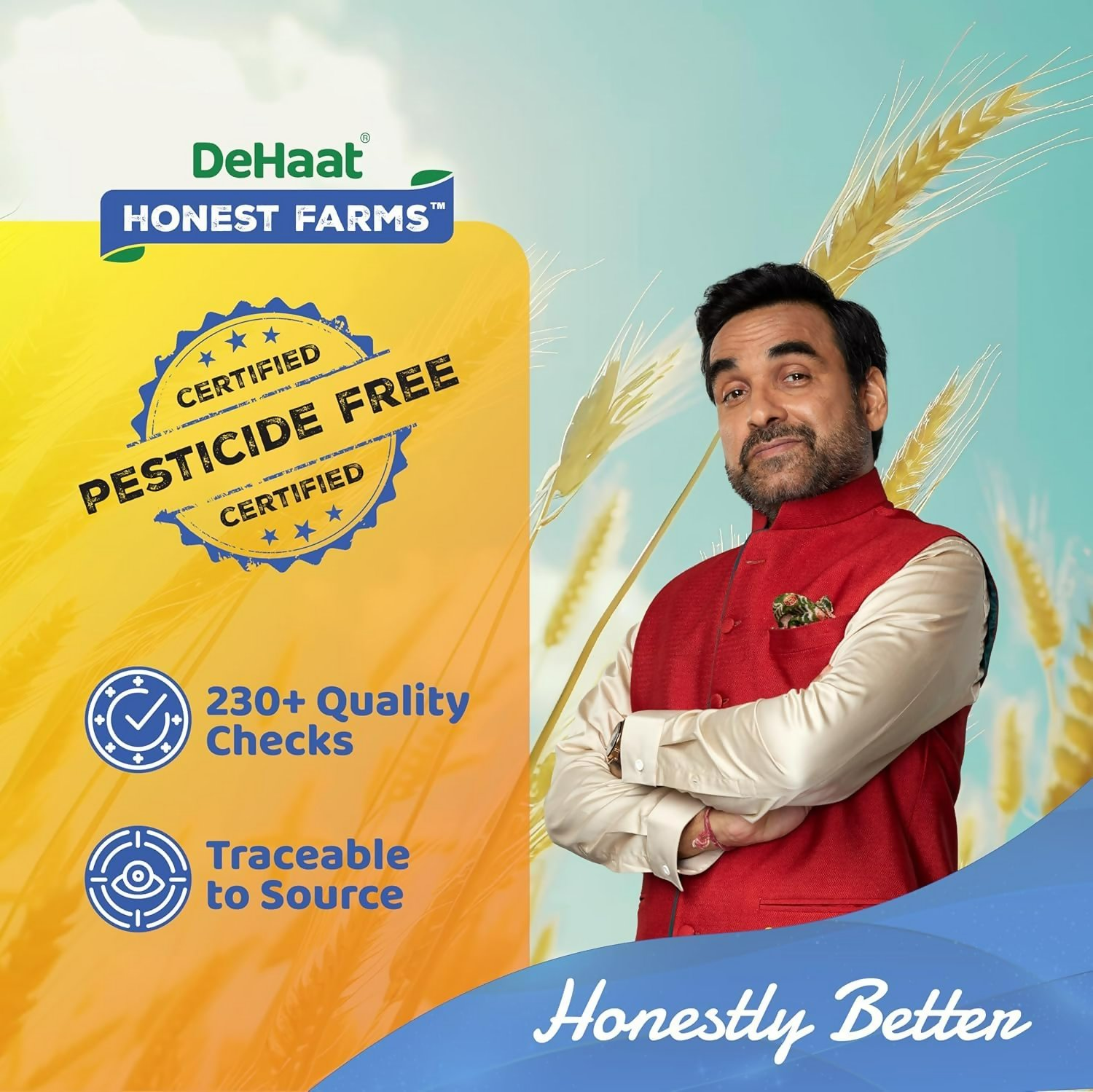 Dehaat Honest Farms Unpolished Green Moong | Grocsy