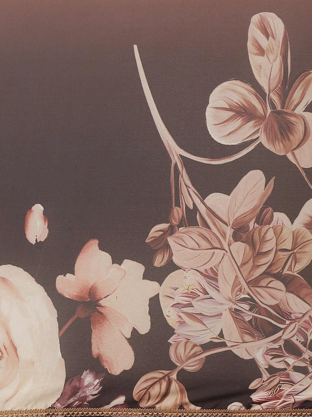 Sangria Floral Printed Saree | Grocsy