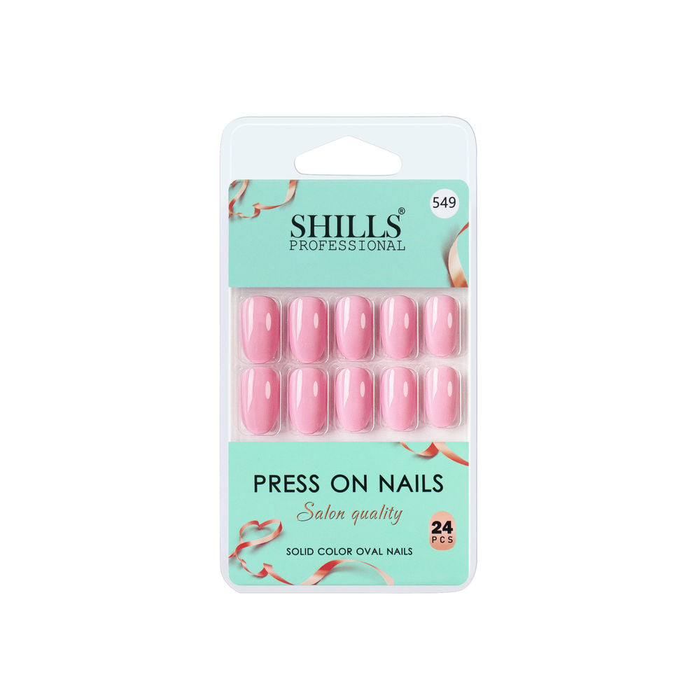 Shills Professional Reusable Press On Nails Oval - SPN549 | Grocsy