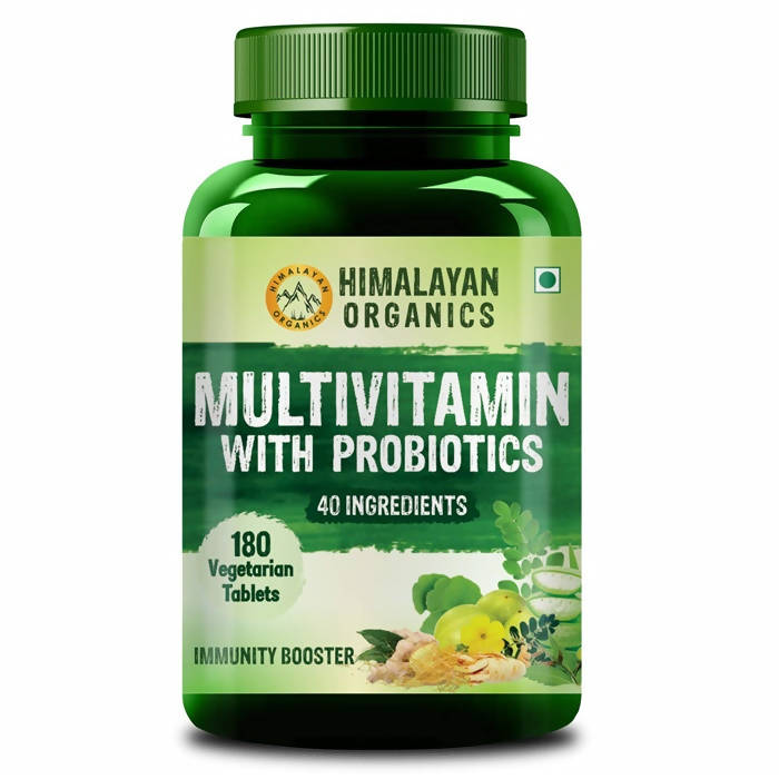 Himalayan Organics Multivitamin With Probiotics Vegetarian Tablets | Grocsy