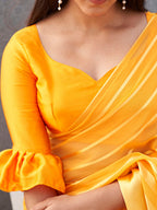 Tikhi Imli Striped Georgette Ready to Wear Saree | Grocsy