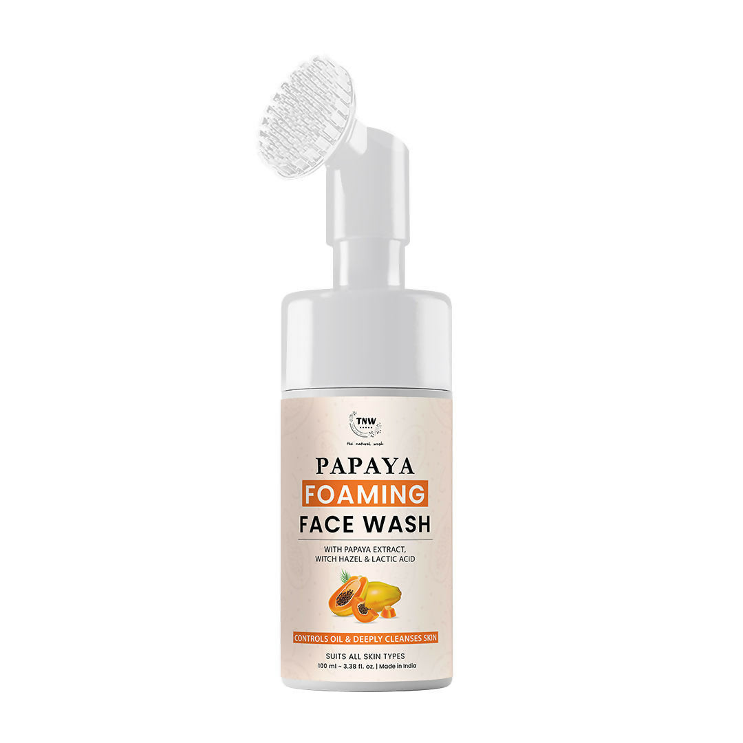 The Natural Wash Papaya Foaming Face Wash | Grocsy