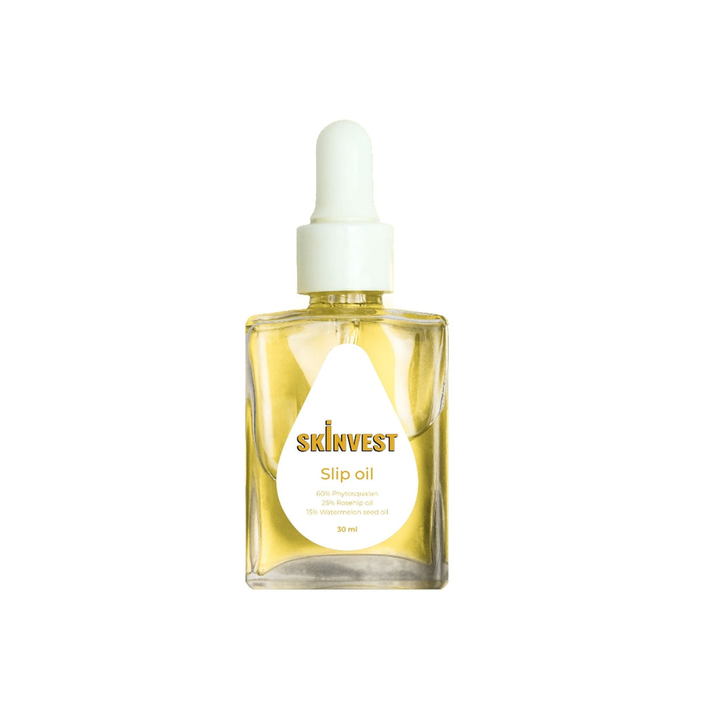 Skinvest Slip Oil Facial Oil with 60% Phytosqualan, Rosehip & Watermelon Seed Oil | Grocsy