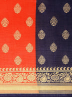 Saree Mall Ethnic Motifs Printed Half & Half Art Silk Sarees | Grocsy