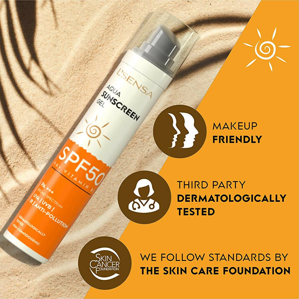 L'Sensa Aqua Sunscreen Gel SPF 50 | Grocsy