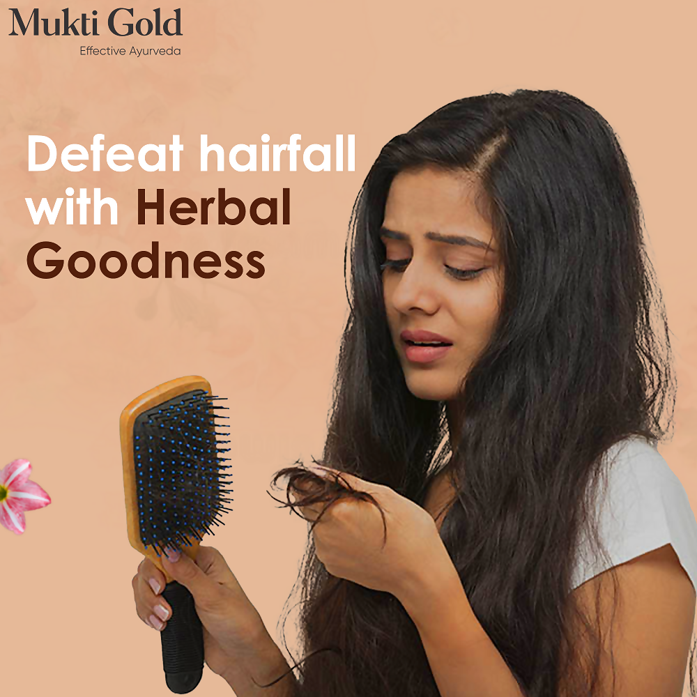 Axiom Mukti Gold Herbal Hair Wash + Conditioner | Grocsy