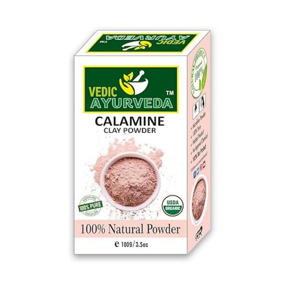 VedicAyurveda Calamine powder with Rose Water | Grocsy
