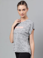 MKH Typography Printed Extended Sleeves Dri-FIT Relaxed Fit Sports T-shirt | Grocsy