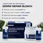 NutriGlow Advanced Organics Derma Repair Cream Bleach Kit | Grocsy