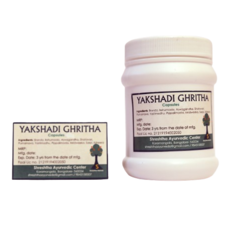 Shreshtha Herbals Yakshadi Gritha Capsules | Grocsy