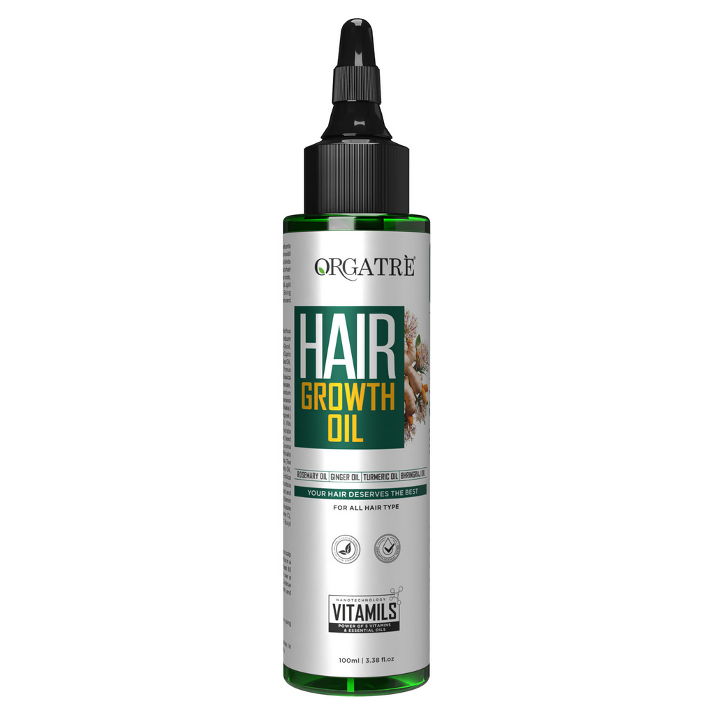 Orgatre Hair Growth Oil With 28 Herbal Oils ??Promotes Hair Growth, Reduces Hair Fall & Dandruff | Grocsy