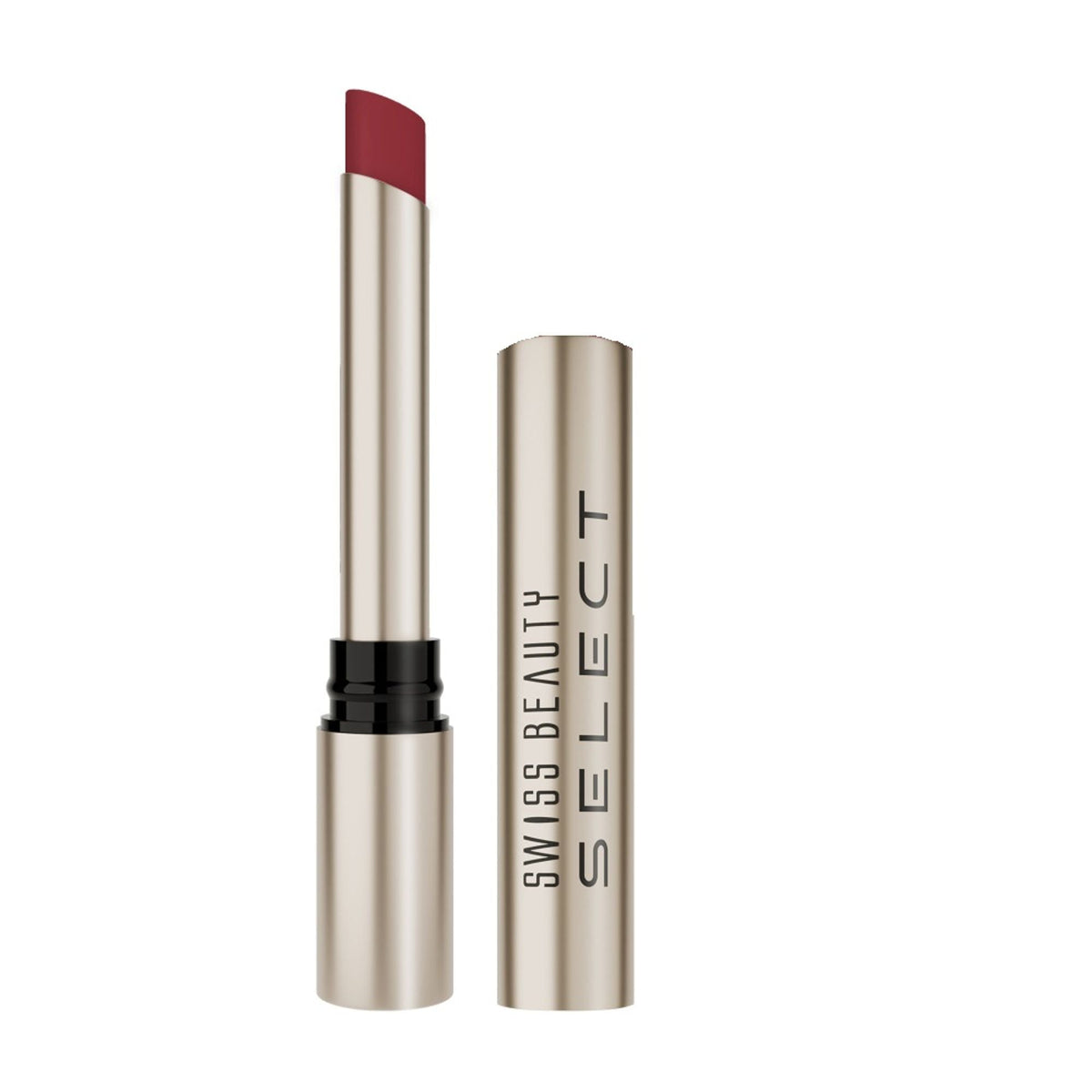 Swiss Beauty Select High On Shine Lipstick - Crimson Addict | Grocsy