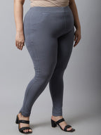 TAG 7 Women Plus Size Cotton Ankle Length Leggings | Grocsy