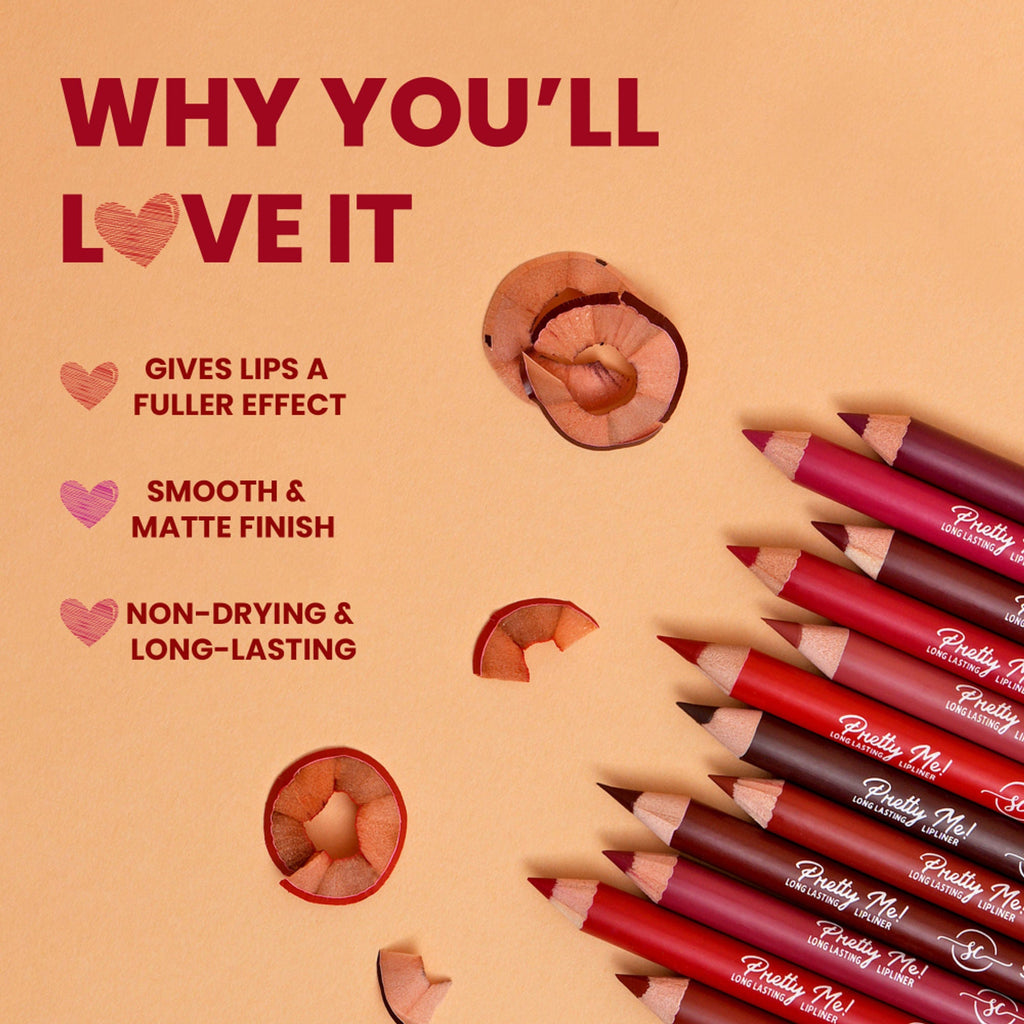 Shryoan Pretty Me Bold Lipliner (Set of 12) | Grocsy
