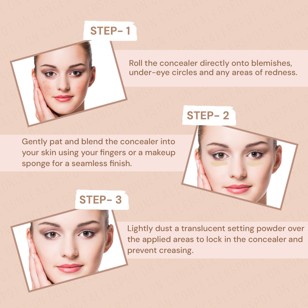 Shryoan Full Coverage and Lightweight Formula Spot on Concealer - 4 | Grocsy