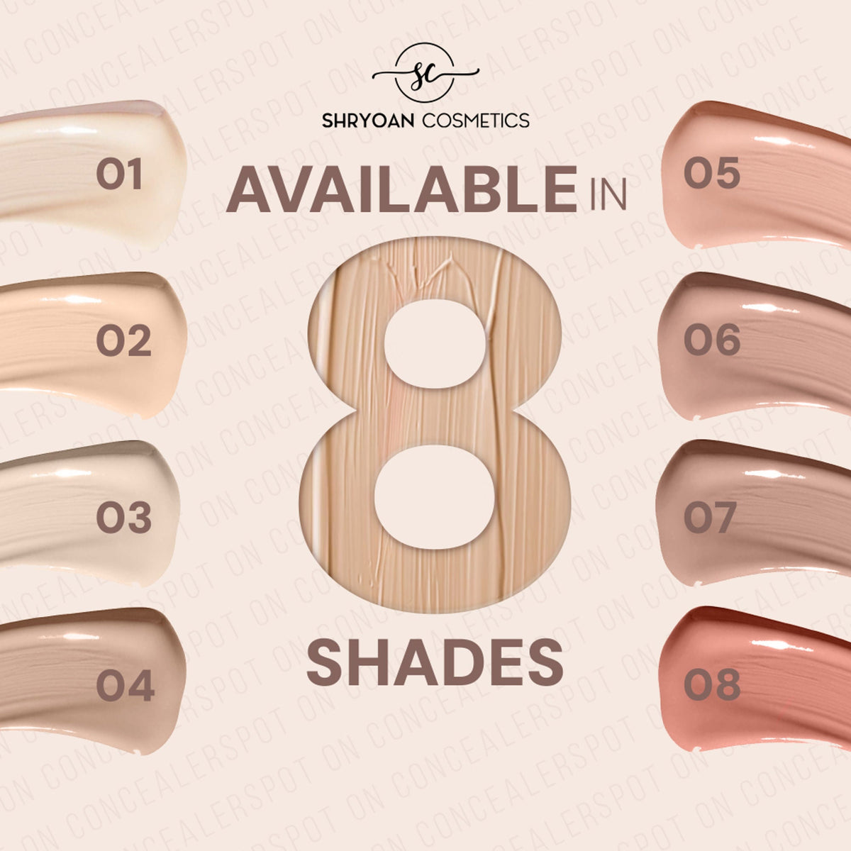 Shryoan Full Coverage and Lightweight Formula Spot on Concealer - 4 | Grocsy
