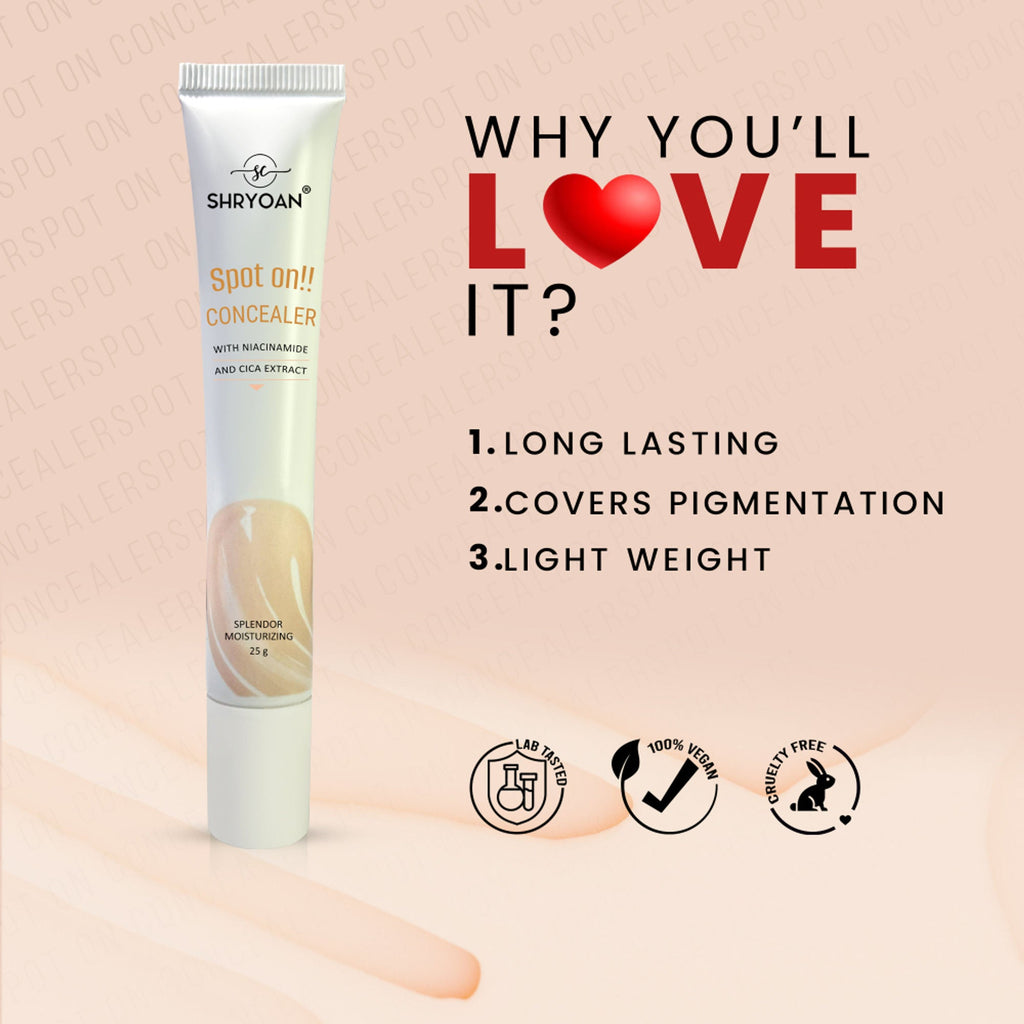 Shryoan Full Coverage and Lightweight Formula Spot on Concealer - 6 | Grocsy