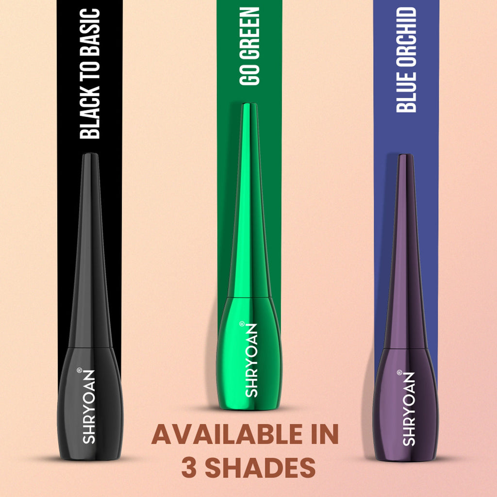 Shryoan Super Flow Eyeliner - Green | Grocsy