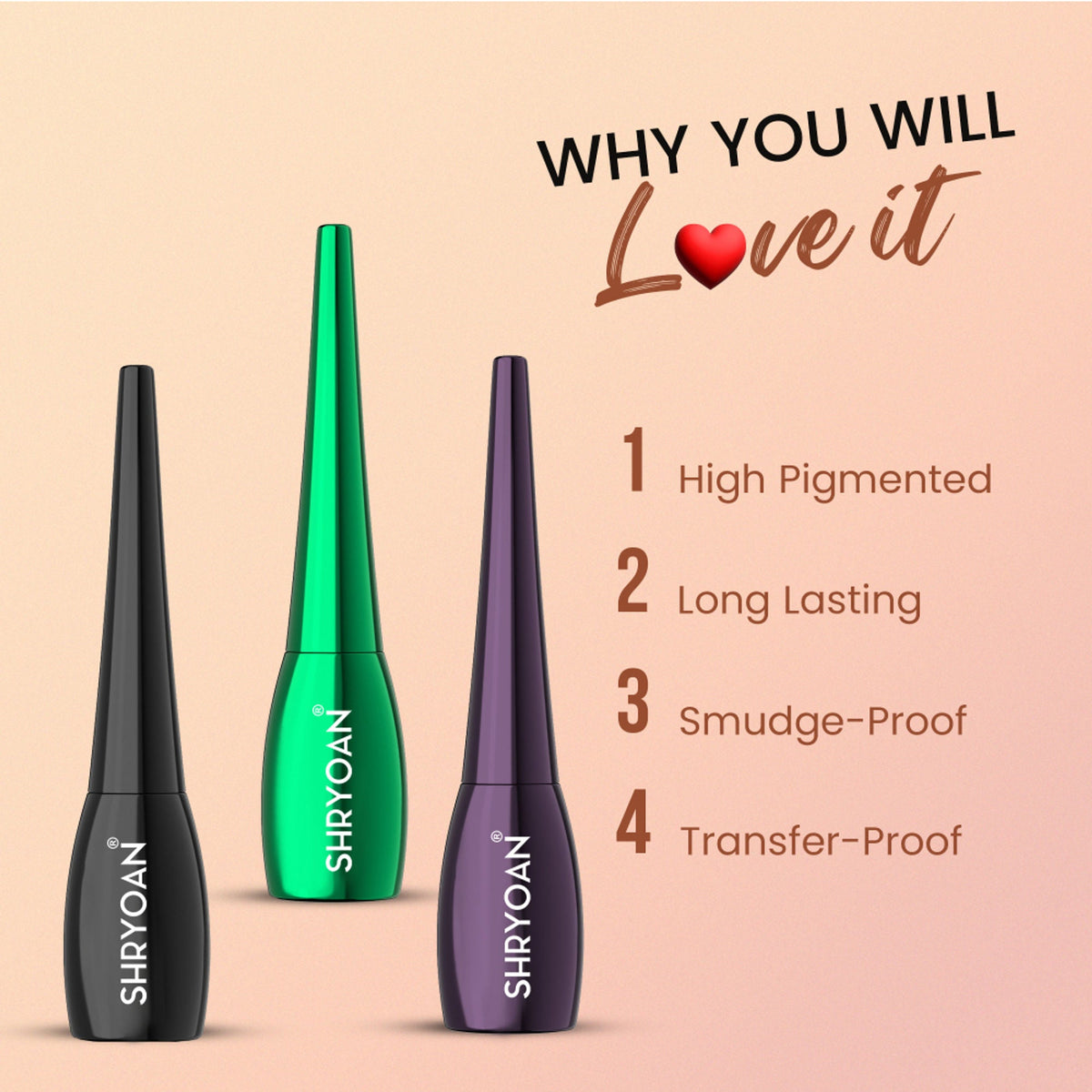 Shryoan Super Flow Eyeliner - Black | Grocsy
