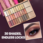 Shryoan Set of 30 Colorful Shimmer Eyeshadow & Compact - 1 | Grocsy