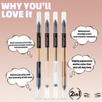 Shryoan Shimmery Dual Kajal with Sharpener - Black-Brown - Black-nude | Grocsy