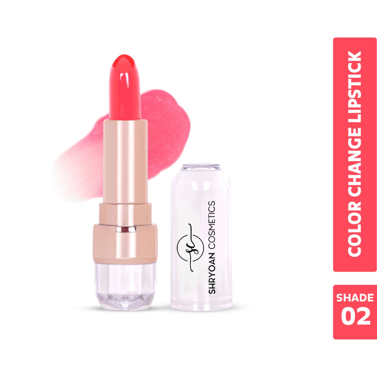 Shryoan Flirt-In Color Change Waterproof Long Lasting Bullet Lipstick - 2 | Grocsy