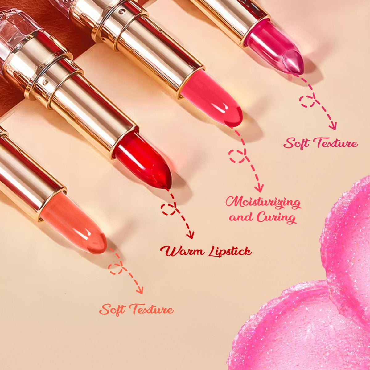 Shryoan Flirt-In Color Change Waterproof Long Lasting Bullet Lipstick - 2 | Grocsy