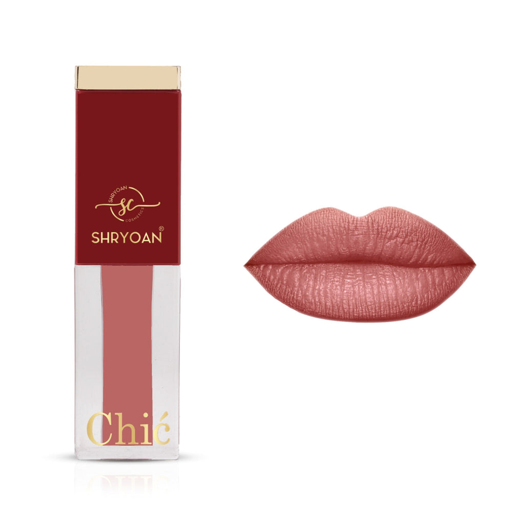 Shryoan Chic Velvet Matte Liquid Lipstick - Brown Sugar Rose-10 | Grocsy
