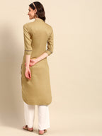 Sangria Yoke Design Mirror Work Kurta | Grocsy