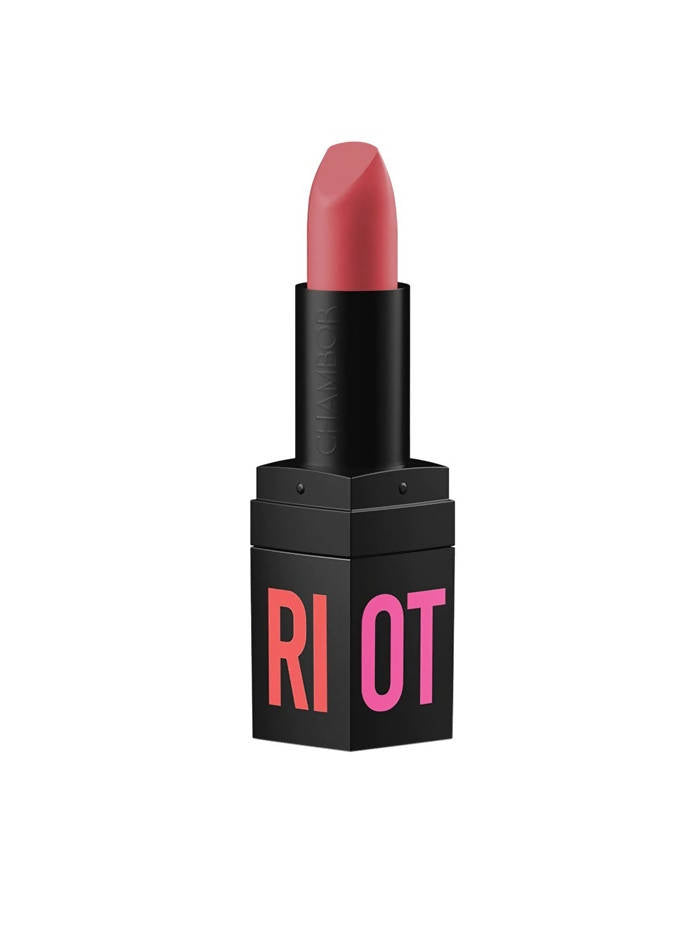 Chambor Pink Flush Matte Riot 251 Lipstick | Grocsy
