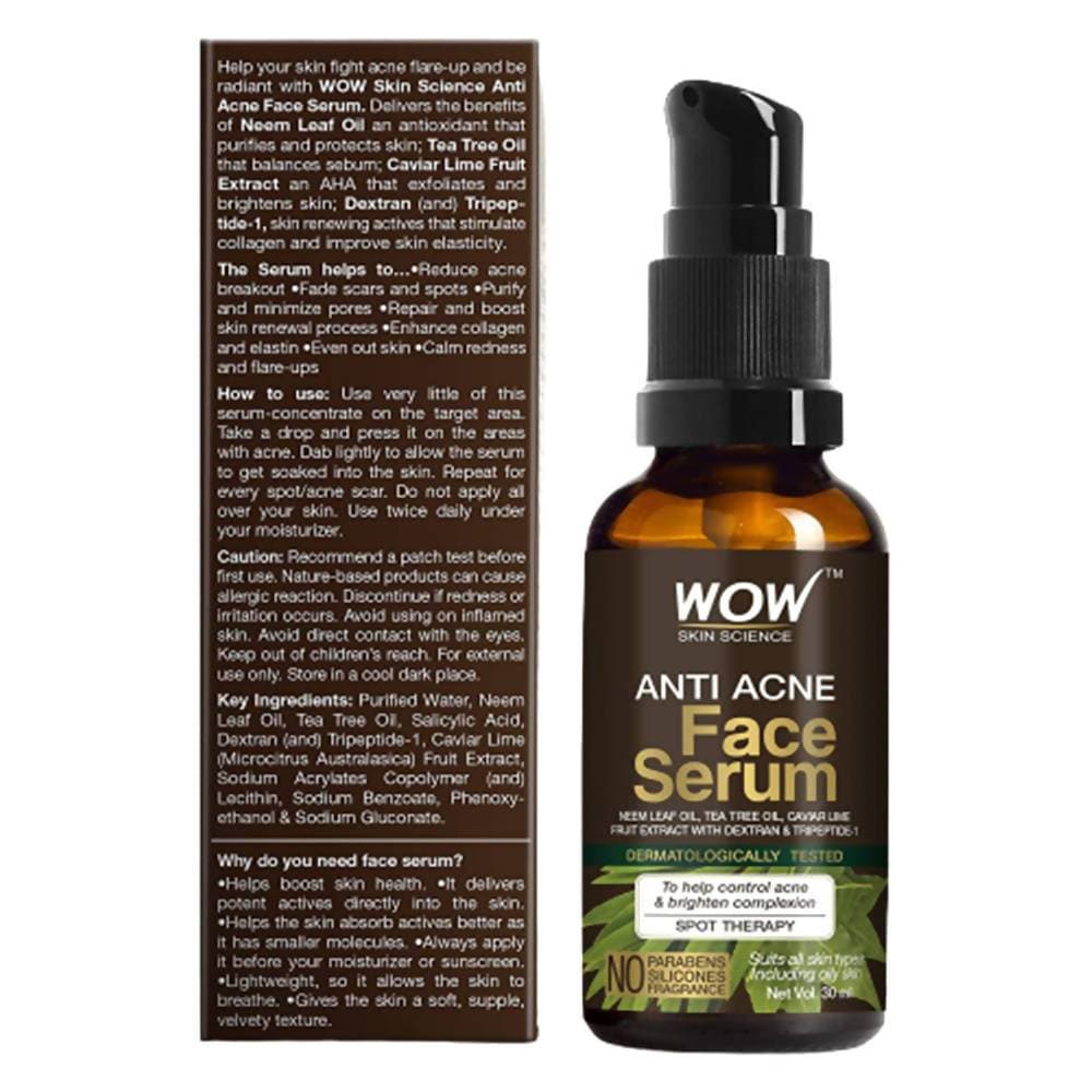 Wow Skin Science Anti Acne Face Serum | Grocsy