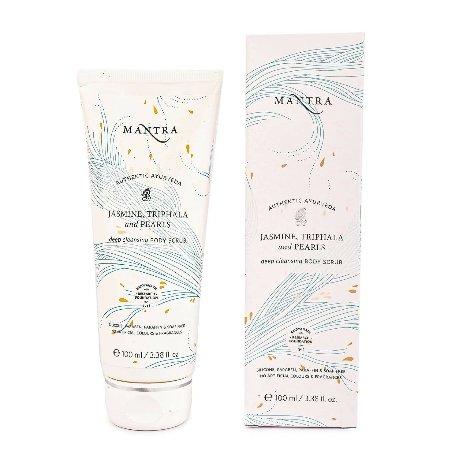 Mantra Herbal Jasmine, Triphala and Pearls Deep Cleansing Body Scrub | Grocsy