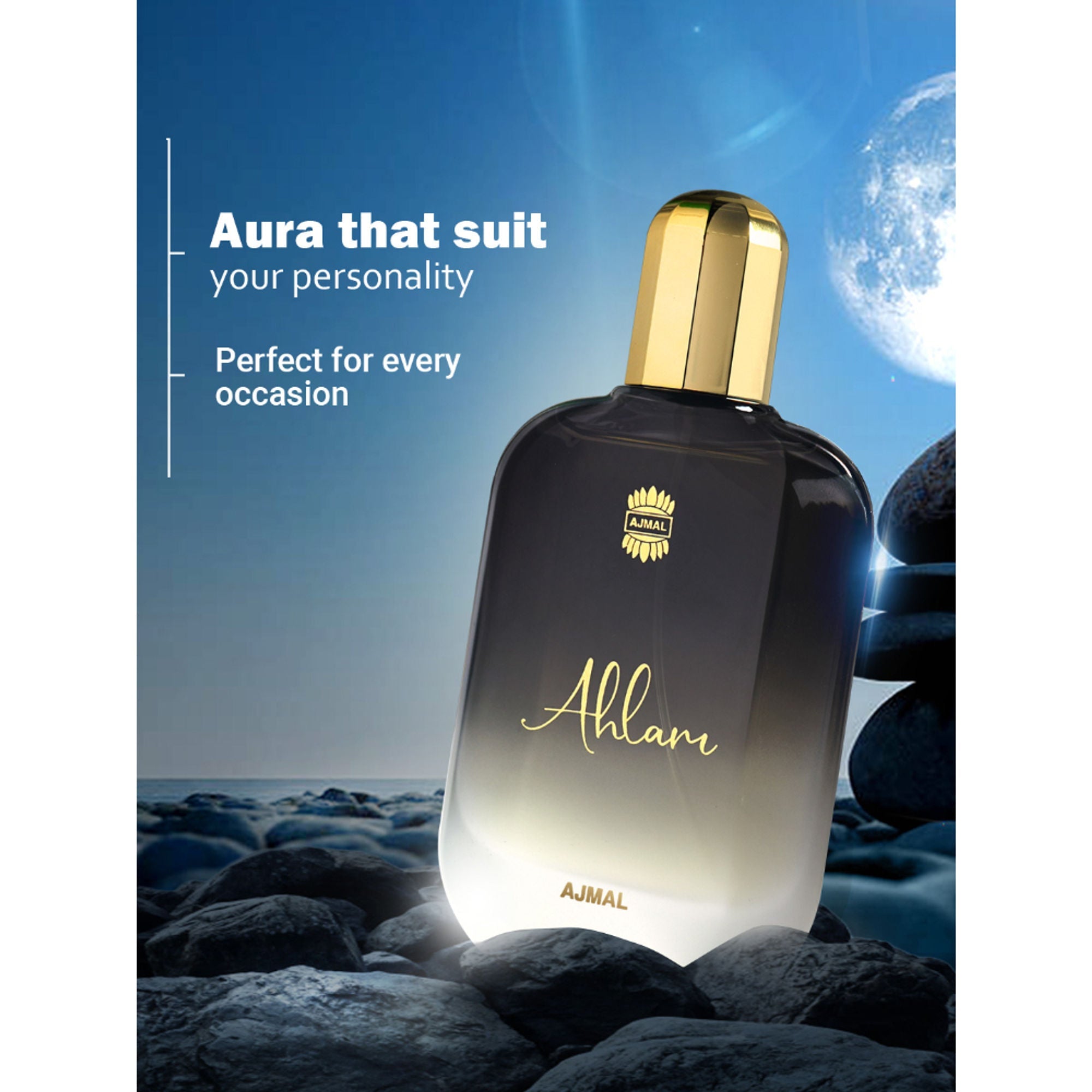 Ajmal India Ahlam Eau De Parfum For Men | Grocsy