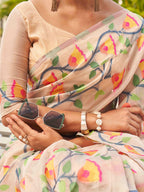 Tikhi Imli Floral Organza Ready to wear Saree | Grocsy