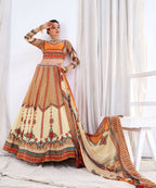 Wedding Designer Offwhite Chinon Lehengha Choli - Anbazaar | Grocsy