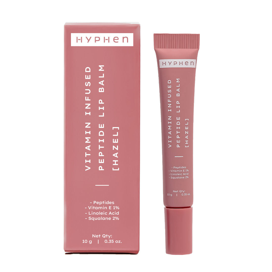 Hyphen By Kriti Sanon Hazel Vitamin Infused Peptide Lip Balm, Hydrate & Moisturize, Smoothen Lips & Repair Moisture Barrier | Grocsy