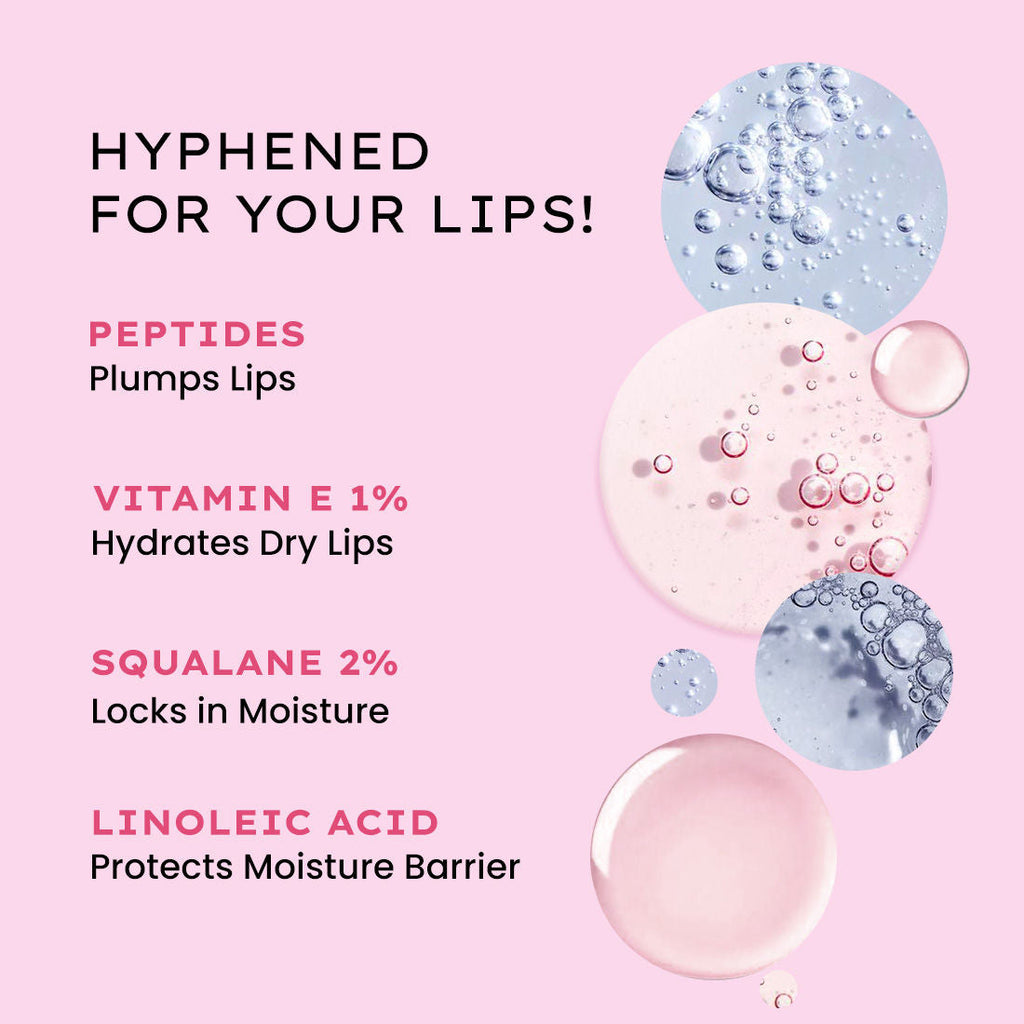 Hyphen By Kriti Sanon Marshmallow Vitamin Infused Peptide Lip Balm, Hydrate & Moisturize, Smoothen Lips & Repair Moisture Barrier | Grocsy