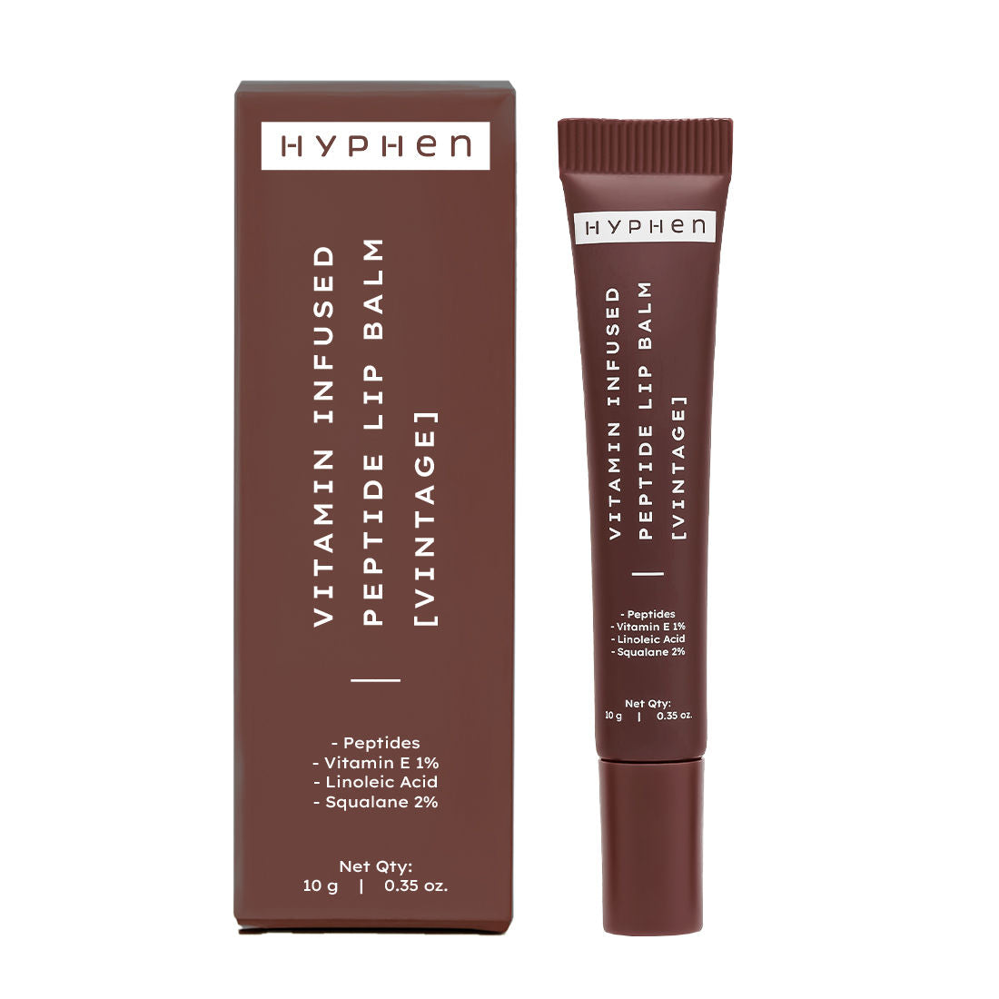 Hyphen By Kriti Sanon Vintage Vitamin Infused Peptide Lip Balm, Hydrate & Moisturize, Smoothen Lips & Repair Moisture Barrier | Grocsy