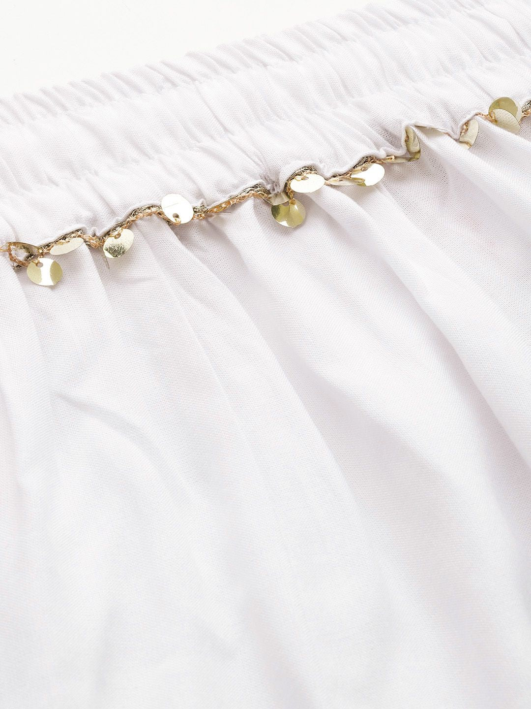 TAG 7 Women White Solid Flared Palazzos | Grocsy