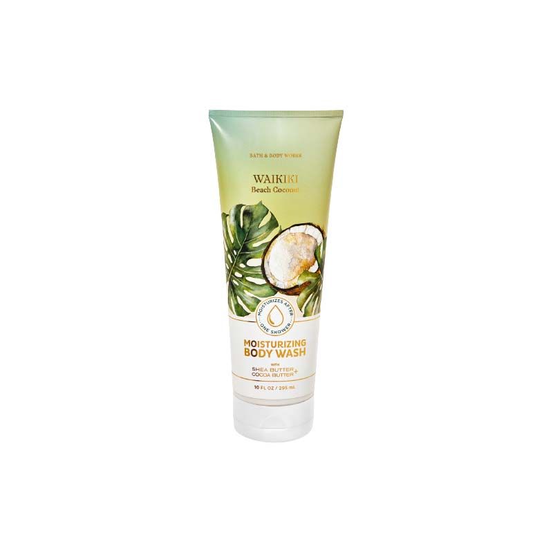 Bath & Body Works Waikiki Beach Coconut Moisturizing Body Wash | Grocsy