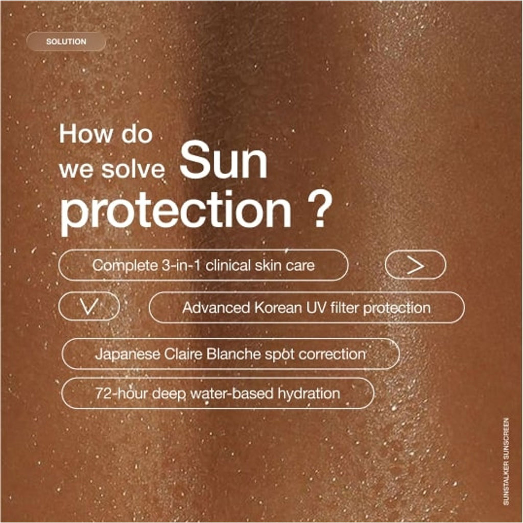 Personal Touch Skincare Sunstalker Korea Aqua Gel Sunscreen SPF 50 PA +++ For Oily, Dry & Normal Skin | Grocsy